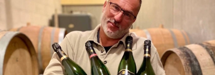 Foto van Stéphane Vignon van champagne Vignon Père et Flls, Les Marquises